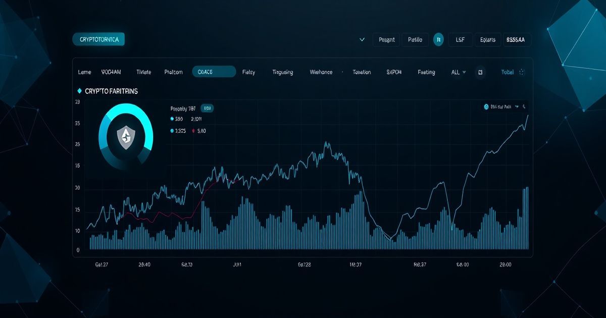 Kingfisher Trading platform interface showing real-time cryptocurrency charts with candlestick patterns and technical indicators