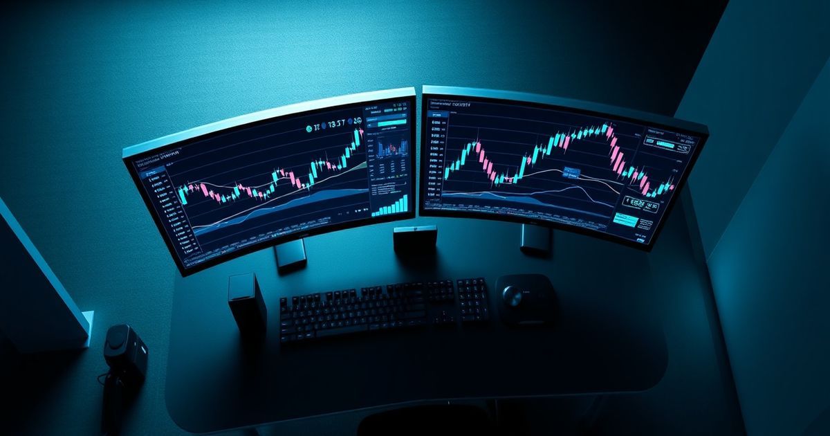 金鱼王 Trading platform interface showing real-time cryptocurrency charts with candlestick patterns and technical indicators